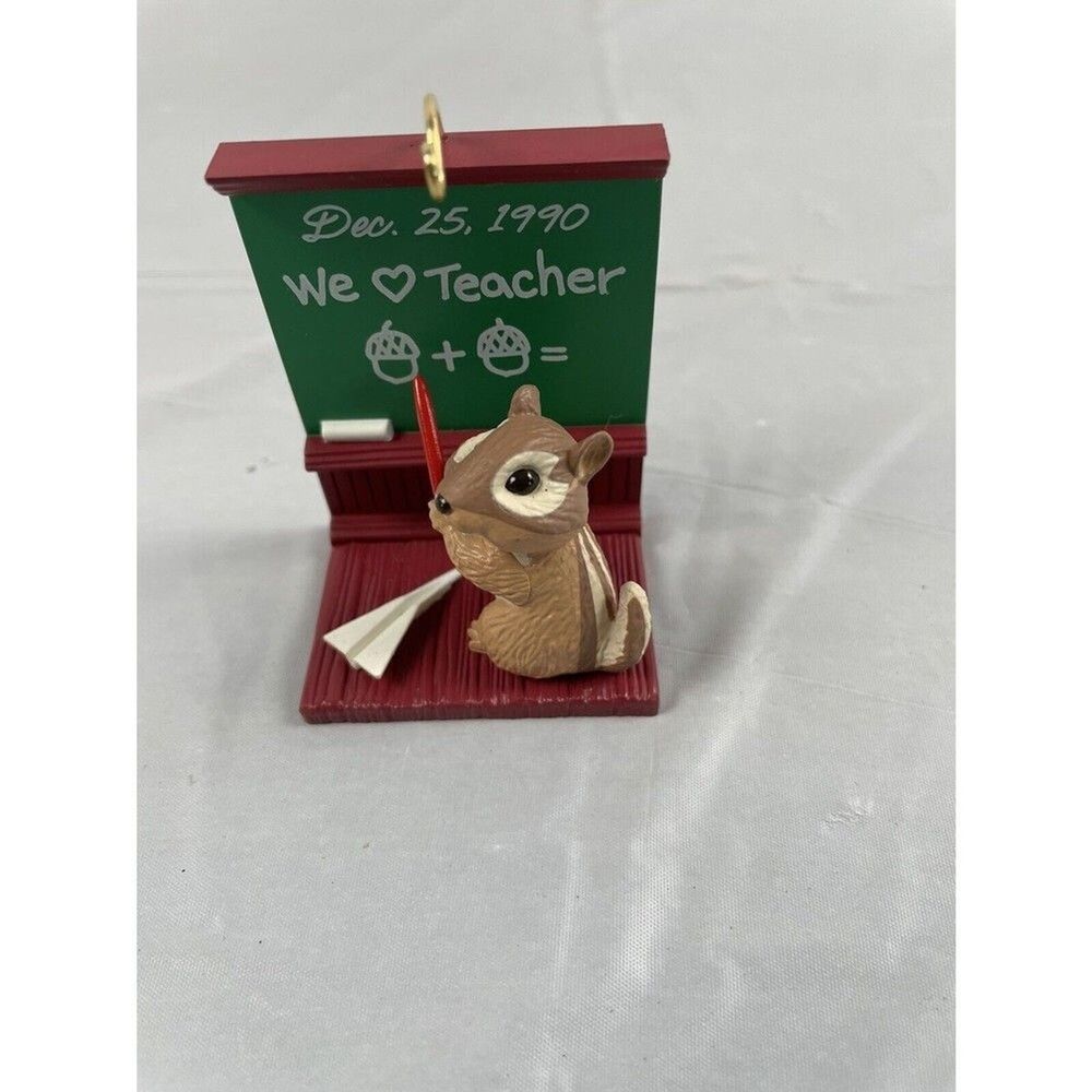 Hallmark Keepsake 1990 Ornament "Teacher" We Love Teacher